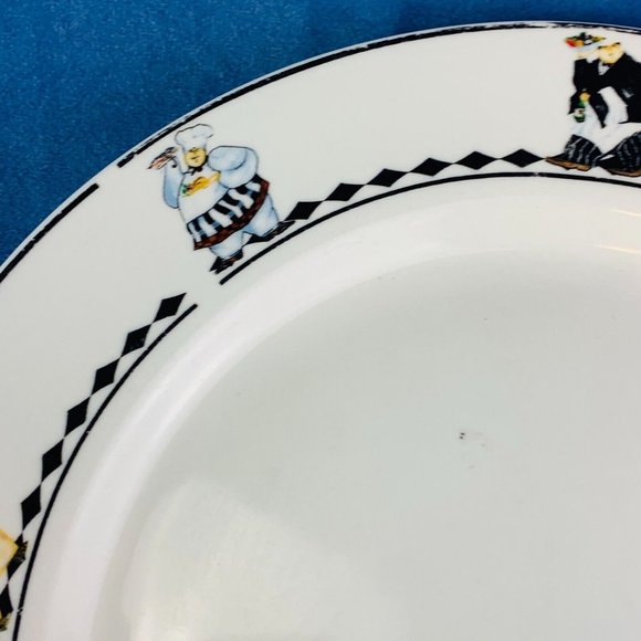 Majesticware Oneida Jennifer Garant TABLE FOR TWO Chefs Dinner Salad Plate Set 3 - Picture 5 of 7